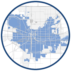 South Bend Indiana Gis Macog - Maps & Data